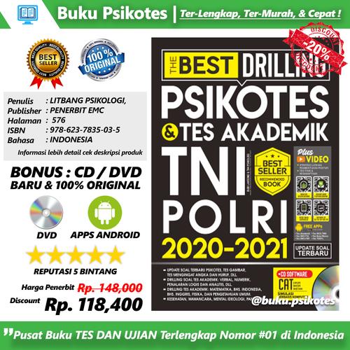 Jual The Best Drilling Psikotes Tes Akademik Tni Polri 2020 2021 Cd Kab Bantul Buku Psikotes Tokopedia