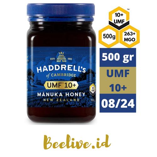 Foto Produk Madu Haddrells Manuka Honey UMF 10+ MGO 263+ 500gr dari beeliveid