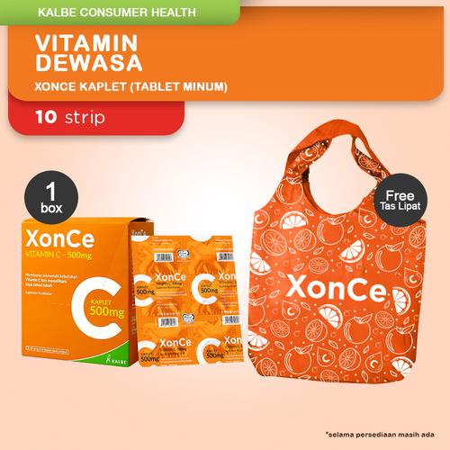 Foto Produk Xonce Kaplet 500mg 1 Box isi 10 Strip @6 Kaplet dari Kalbe Consumer Health
