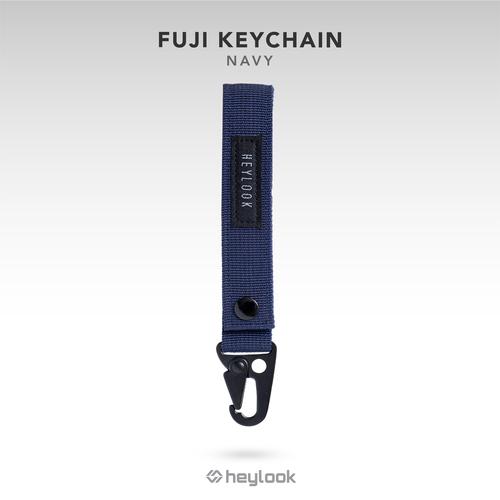 Gambar FUJI KEYCHAIN GANTUNGAN KUNCI AKSESORIES WAIST BAG KEY RING FOR MEN - Navy dari Heylook Official Kota Tangerang Tokopedia