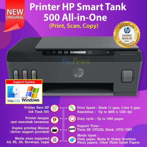 Promo Printer HP Smart Tank 500 Print 