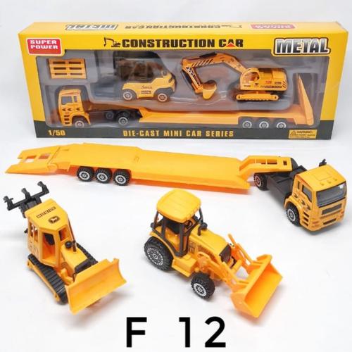 Gambar Metal Die Cast Construction Truck. Mainan Anak Truk Eskavator Buldozer dari EAZYTOYS Jakarta Barat Tokopedia
