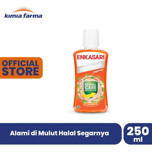 Foto Produk Enkasari Mouthwash Peppermint 250 ml dari Kimia Farma Official