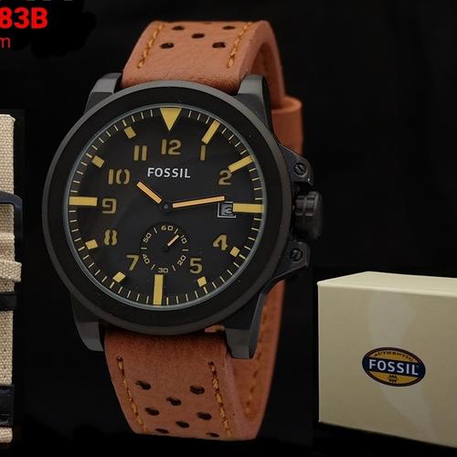Foto Produk jam tangan pria Fossil paket free tali cadangan dari enak jaya