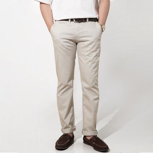 Promo Beige Twill Chino Pants - 34 