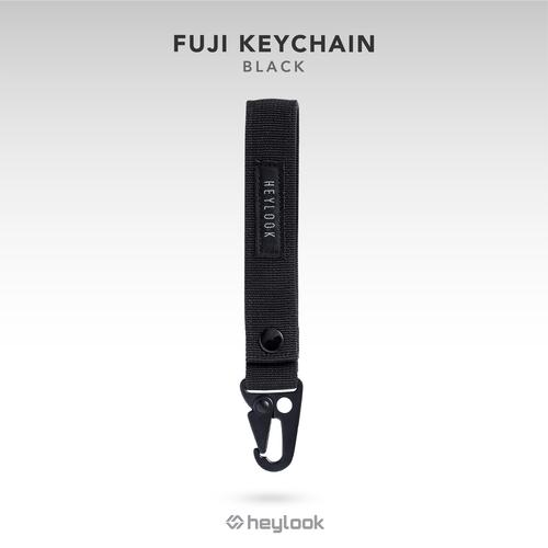 Foto Produk FUJI KEYCHAIN GANTUNGAN KUNCI AKSESORIES WAIST BAG KEY RING FOR MEN - Hitam dari Heylook Official