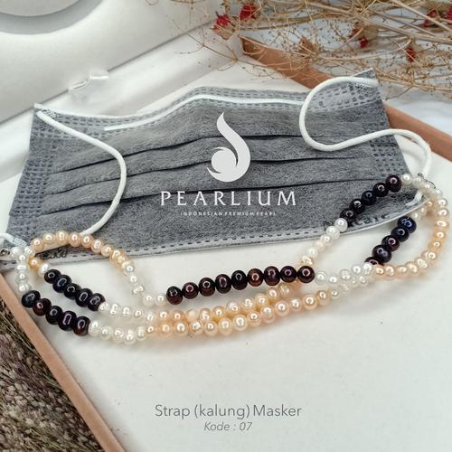 Foto Produk Strap/kalung Masker Mutiara Asli Kode 07 - Strap Saja dari Pearlium - Mutiara Lombok Premium