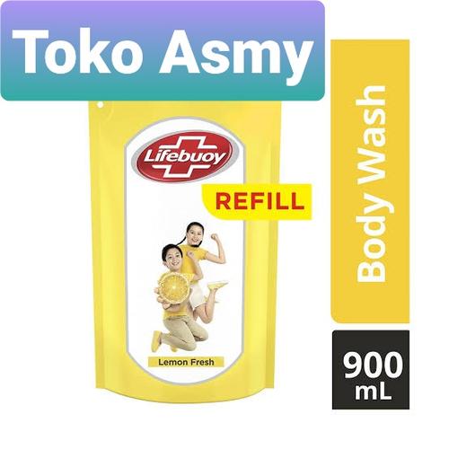Foto Produk LIFEBUOY 900ml Body Wash Total 10 Refill - Lemon dari Toko Asmy
