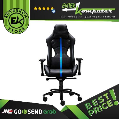 Foto Produk 1STPLAYER XI - BLACK BLUE - PREMIUM GAMING CHAIR - All Steel Skeleton dari Enter Komputer Official