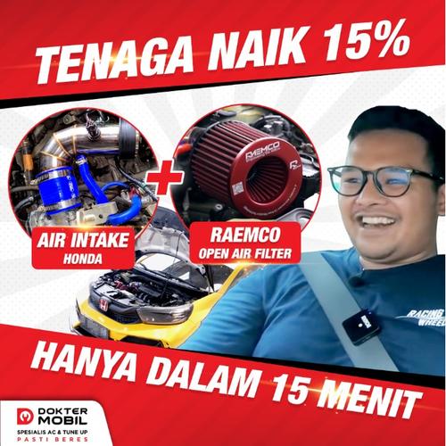 Foto Produk Intake + Open Air Filter Raemco Honda Brio - Aldhy Rais dari Dokter Mobil Indonesia