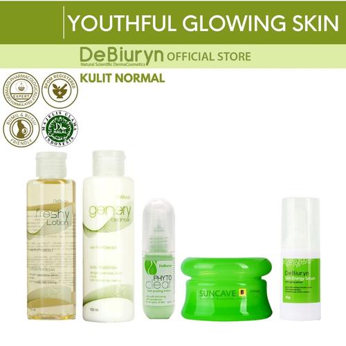 Foto Produk DeBiuryn Youthful Glowing Skin Care - Anti Aging Series - Kulit Normal dari Debiuryn Dermacosmetics