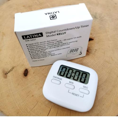 Foto Produk Alat Kopi Latina Timer Dapur Model Kelly Alarm Count up-down Coffee dari MinnieStore