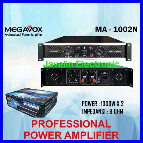 Jual Power Amplifier MEGAVOX MV MA1002 / MA1002 Original Design in USA Kota Tangerang