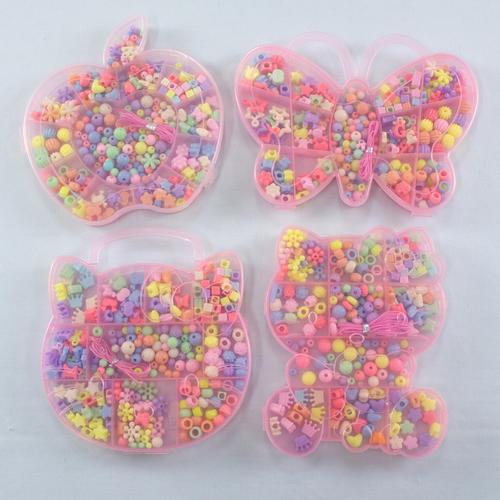 Foto Produk Mainan Edukasi Manik- Manik Mote Meronce Gelang/Kalung - hellokitty dari DoubleRolstore