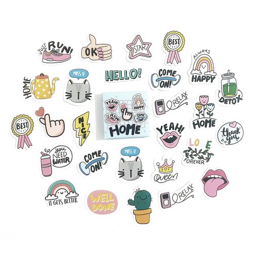 Foto Produk Stiker Journal Home untuk Notebook, Planner, Bullet Journal dari Bukuqu