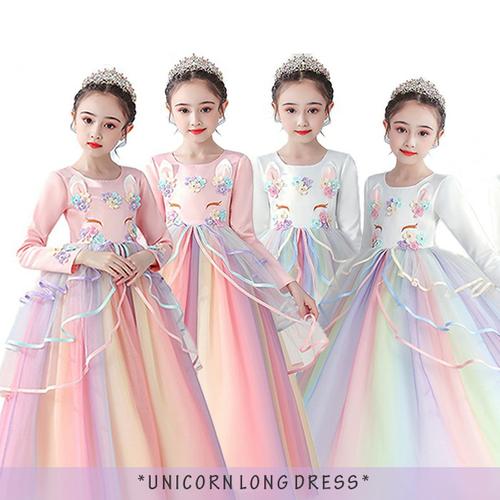 Jual dress princess Unicorn anak baju 