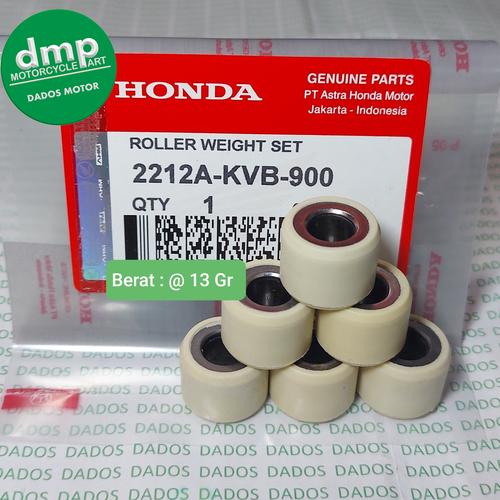 Foto Produk ROLLER WEIGHT BeAT FI Scoopy FI Vario 110 Karbu Vario 110 eSP 13Gr KVB dari DMP PART