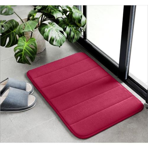 Foto Produk Memory Foam Mat SET Keset Kaki Rumah Dapur Pintu Kamar Anti Selip - Red dari Le Carre