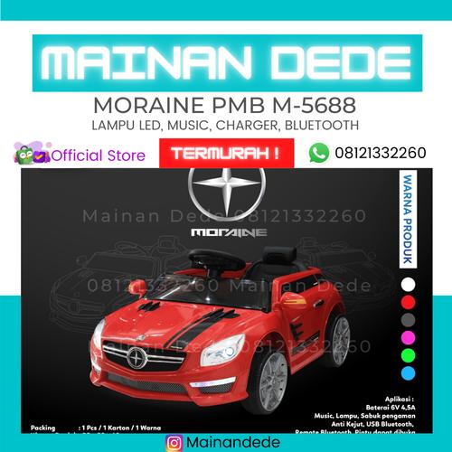 Foto Produk Mainan Mobil Aki Anak PMB M5688 MORAINE PAKAI AKI MURAH - Merah dari Mainan Anak Dede