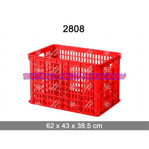 Jual 2808 KERANJANG PLASTIK KONTAINER INDUSTRI RABBIT - Merah - Kota ...