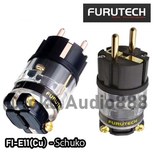 Fiche Schuko Furutech FI-E11 Cu - Prise De Courant Hi-Fi - Cuivre - Neuf