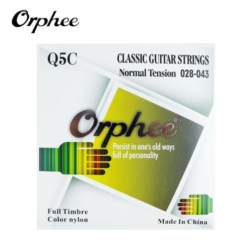 Gambar Orphee Q5C 28-43 Senar Gitar Klasik Nylon Hitam Normal Tension Black dari Grandia Shop Kota Tangerang Selatan Tokopedia