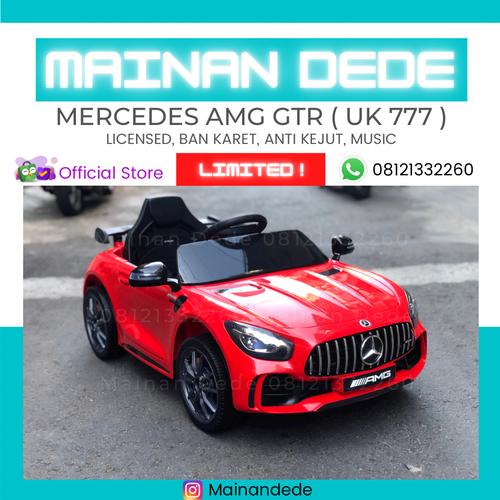 Foto Produk Mainan Mobil Aki Anak AMG GTR UK 777 LICENSE - Merah dari Mainan Anak Dede