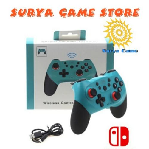 Foto Produk STICK WIRELESS CONTROLLER FOR NINTENDO SWITCH - Biru Muda dari Surya Game Store