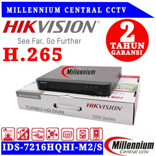 Jual Dvr Hikvision 16ch Ids 7216hqhi M2 S Turbo Hd Support Face Detection Jakarta Barat Millennium Central Cctv Tokopedia