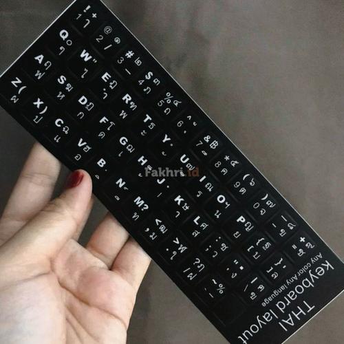Gambar Thai Keyboard Sticker dari fakhri dot id Jakarta Pusat Tokopedia