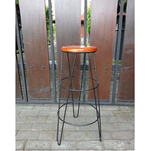 Gambar kursi bar/kursi cafe/kursi coffee shop/kursi counter tinggi 70 cm dari goplayshop undefined Tokopedia