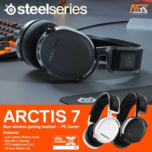 Jual Steelseries Arctis 7 (Black, White 
