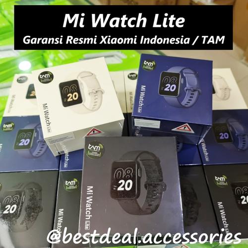 Foto Produk Xiaomi Mi Watch Lite Smartwatch - Garansi Resmi Xiaomi Indonesia / TAM - Hitam dari bestdeal official