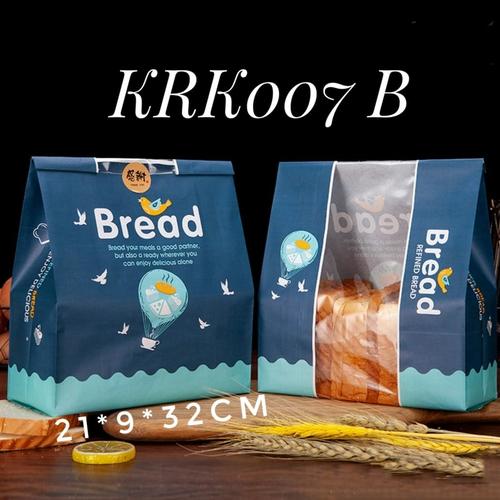 Jual Packaging Roti Kertas / Kemasan Kertas Roti/ Roti Tawar - KRK007A ...
