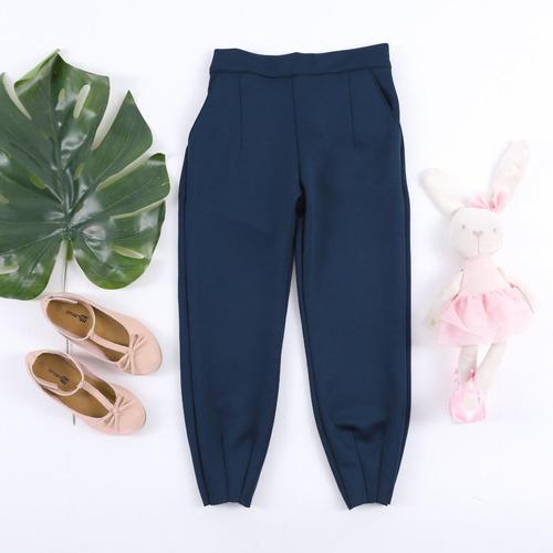 Foto Produk Celana scuba anak perempuan 1-10 Tahun, SPARKLE GUMMY PANTS - Navy, S dari uWa_store