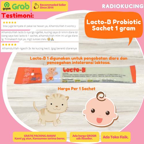 Jual Lacto B Lacto B Probiotic Sachet Obat Diare Sembelit Mencret Kucing Kota Bandung Juwies Tokopedia