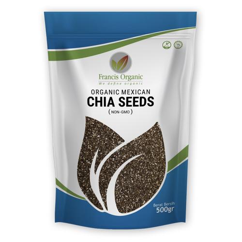Jual Organic Black Chia Seed Mexico / Chia Seed Mexico Organik