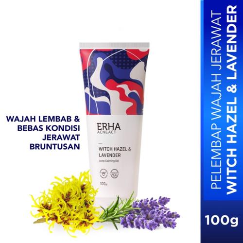 Foto Produk ERHA ACNEACT WITCH HAZEL AND LAVENDER ACNE CALMING GEL 100G - dari madeformen