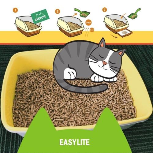 Foto Produk Wood Pellet Pelet Easy Lite 1 kg - Easy Lite Cat Litter 1kg dari Akbar Kelinci Tangerang