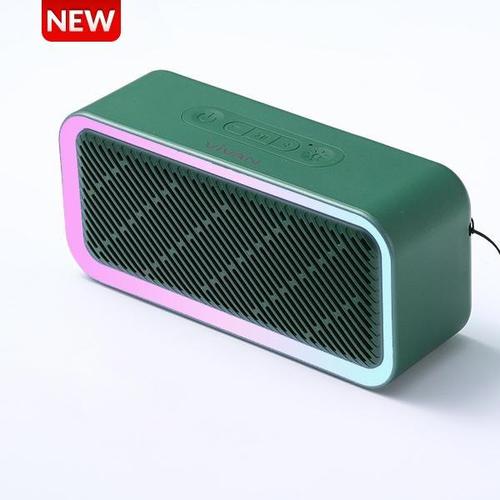 Foto Produk (SERUNI) SPEAKER BLUETOOTH 5.0 VIVAN VS6 RGB Lighting Effects IPX5 - GREEN dari serunicomp