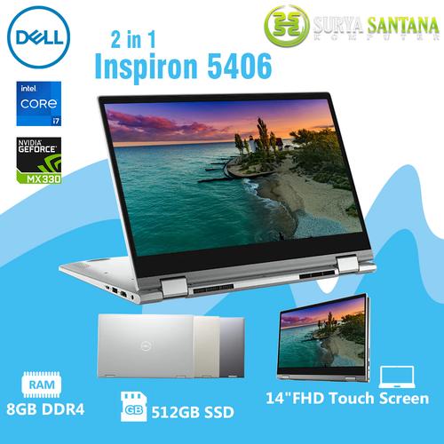 Dell Inspiron 5406 2in1 ノートPC Corei7 SSD デル、第11世代Coreを