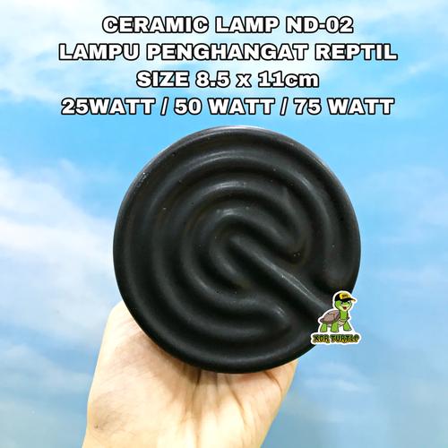 Foto Produk CERAMIC LAMP LAMPU PENGHANGAT HEATER LAMP PEMANAS KANDANG TORTO REPTIL - 75WATT dari XDR TURTLE