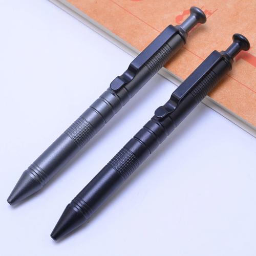 Gambar HIGH QUALITY METAL BALLPOINT PULPEN TACTICAL SELF DEFENSE PEN BELADIRI - BLACK dari DO OFFICIAL STORE Kota Bekasi Tokopedia