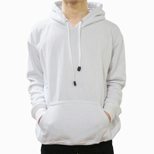 Foto Produk Jaket Sweater Polos Hoodie Jumper Putih Polos Pria - JUMPER PUTIH, M dari ilfe sport
