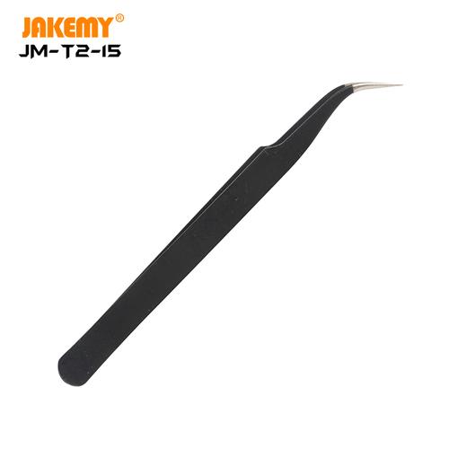 Foto Produk JAKEMY JM-T2-15 Professional Curved Tip Tweezers dari HOUSE SPAREPART