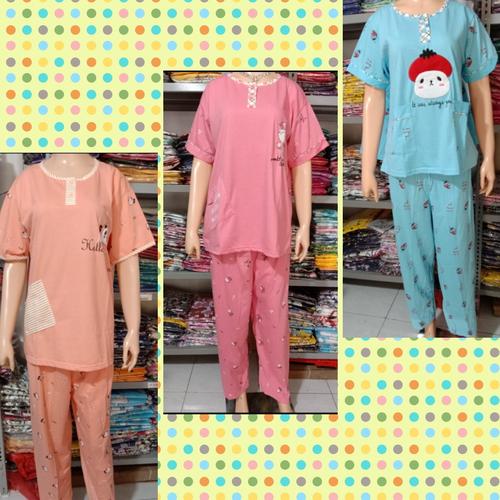 Foto Produk Baju tidur Tessa CP/PP/Hotpants/Daster fit to L & Jumbo - CP Jumbo dari cantik piyama