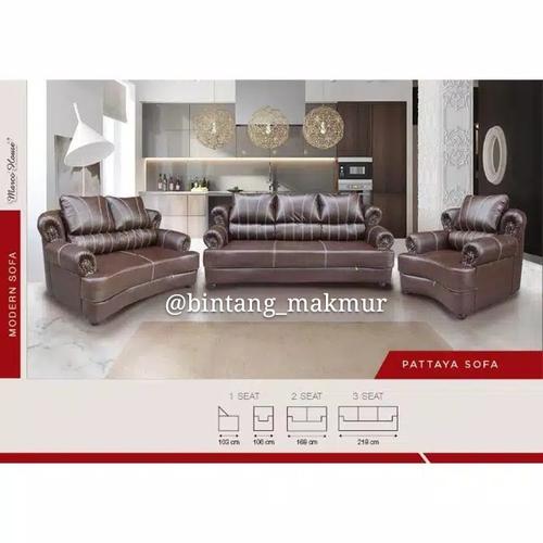 Jual Sofa Set 3 2 1 Pattaya Marco Garansi 10 Tahun Kab Serdang Bedagai Bintang Makmur Perbaungan Tokopedia Sofa Set 3 2 1 Pattaya Marco Garansi, Leather Sofa Set 3 2 1