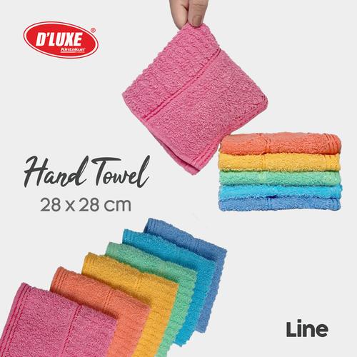 Gambar Handuk Tangan Katun Kintakun Line 28 x 28 cm (isi 12 pcs) dari homeythings Kota Bandung Tokopedia