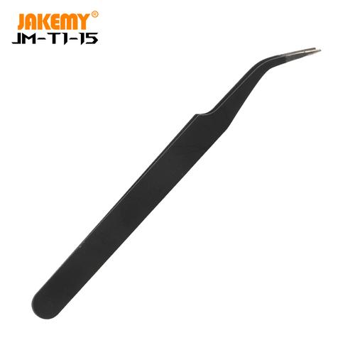 Foto Produk JAKEMY JM-T1-15 Professional Curved Tip Tweezers dari HOUSE SPAREPART