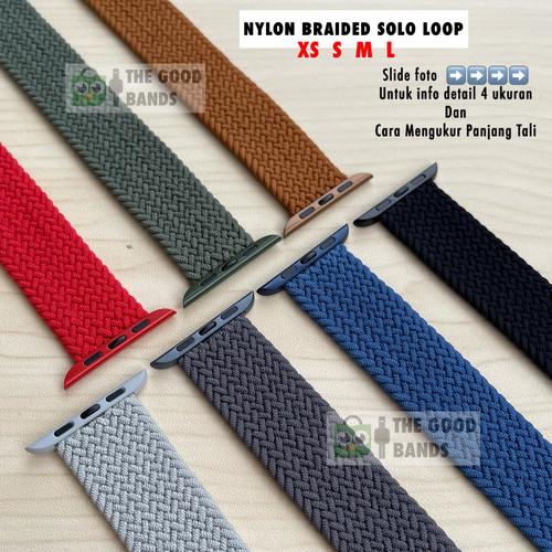 Foto Produk Strap Apple Watch NYLON BRAIDED SOLO LOOP Tali Seri SE 6 5 4 40mm 44mm dari The Good Bands